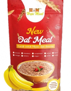Jual New Oat Meal Varian Banana 170 Gram