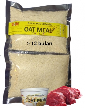 Jual Oat Meal GURIH KASAR Varian Rasa Daging Sapi 250 Gram